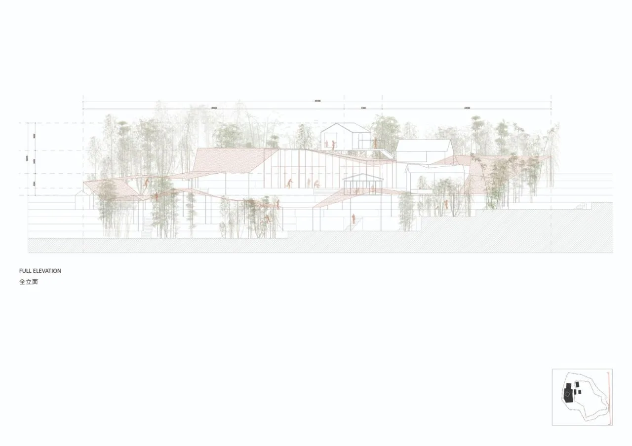 BIM Architecture | Qinglongwu Liuyun Corridor/Fujimoto Shosuke Office