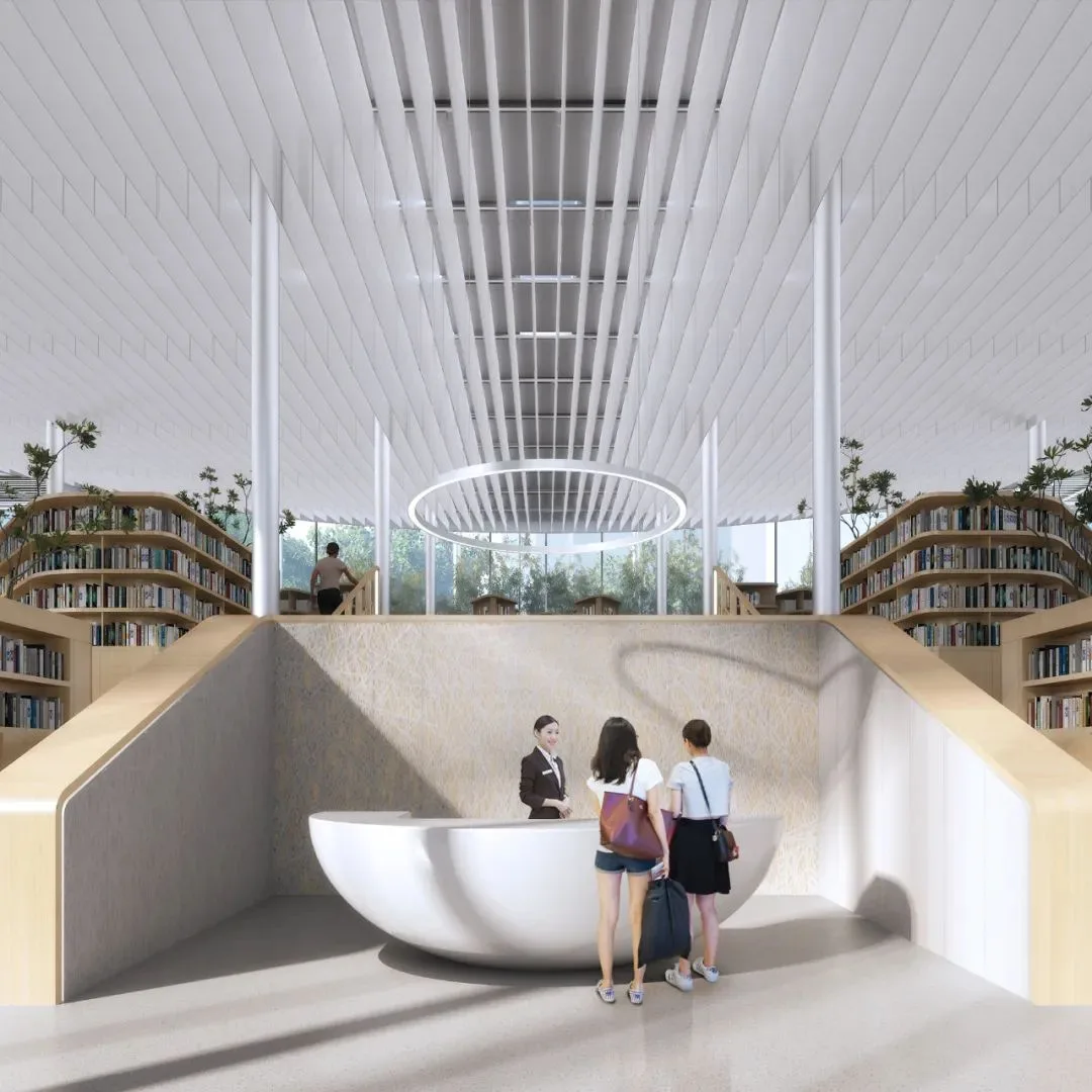 BIM Architecture | Cloud Curtain Bookstore: Ultimate Transparency Without Boundaries between Interior and Exterior/UUA