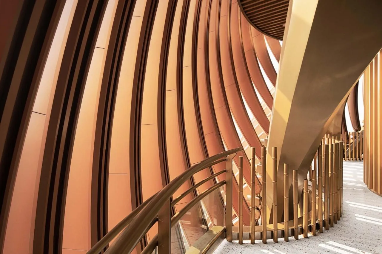 BIM Architecture | Chengdu Panda Base Panda Tower, Mechanical 'Bamboo Shoots'/UDG. Studio Zero
