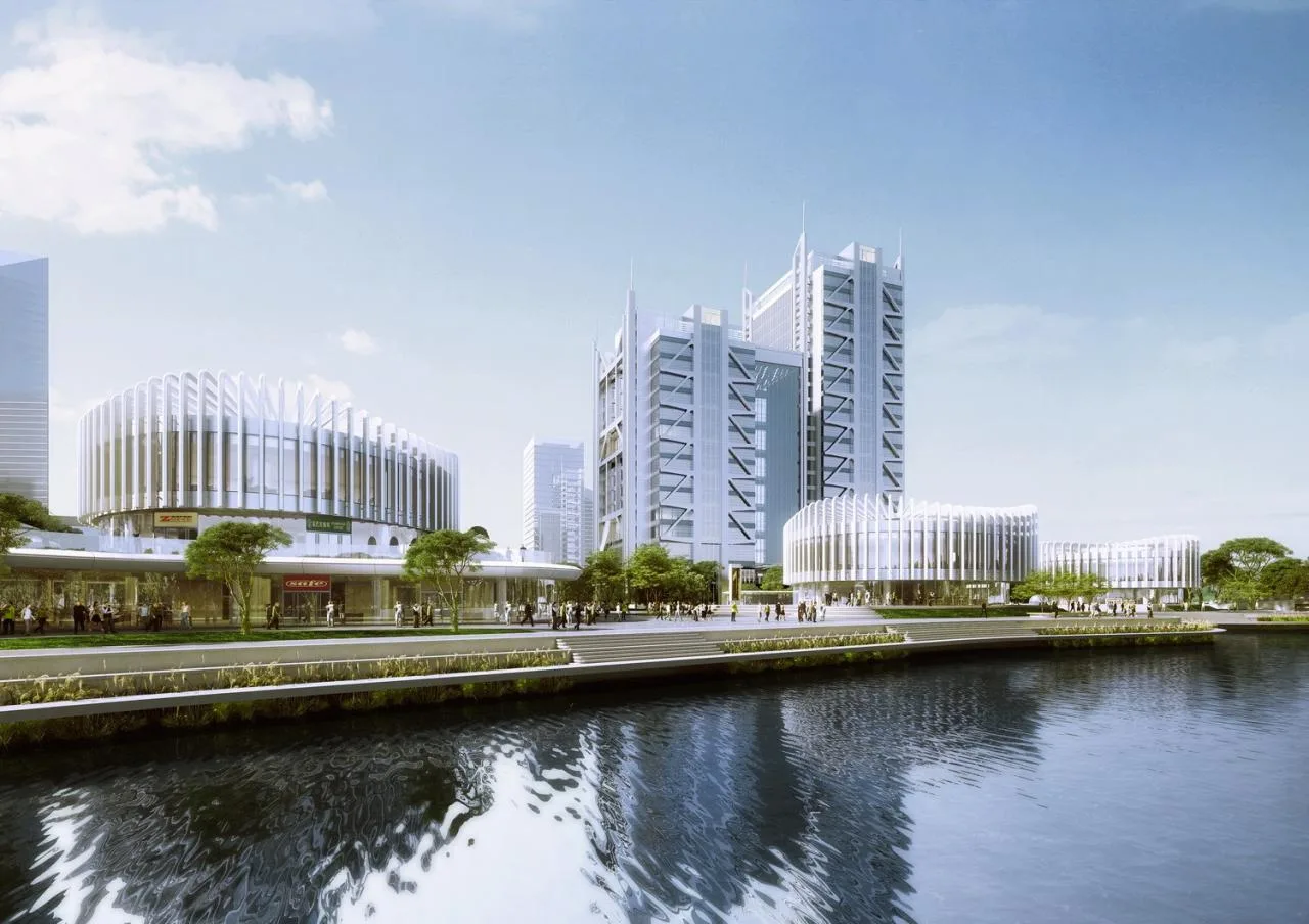 BIM Architecture | Orchid Pavilion: Riverside Commercial Street in the 'Urban Valley'/UUA