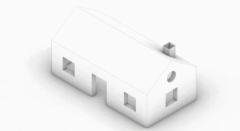BIM Architecture | "The Disappearing House" by Hu Quanchun