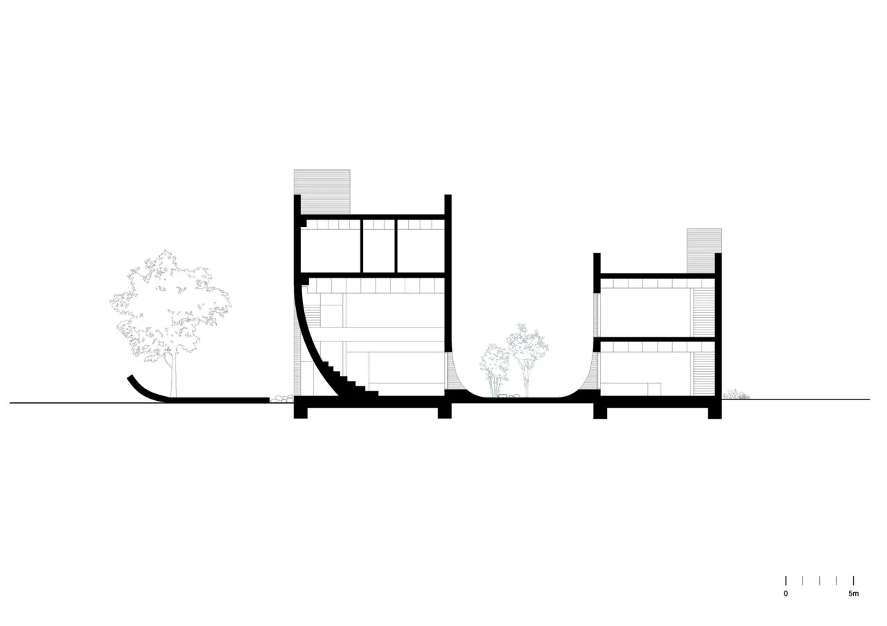 BIM Architecture | Flow Wall, Terry Cafe/NAMELESS Architecture