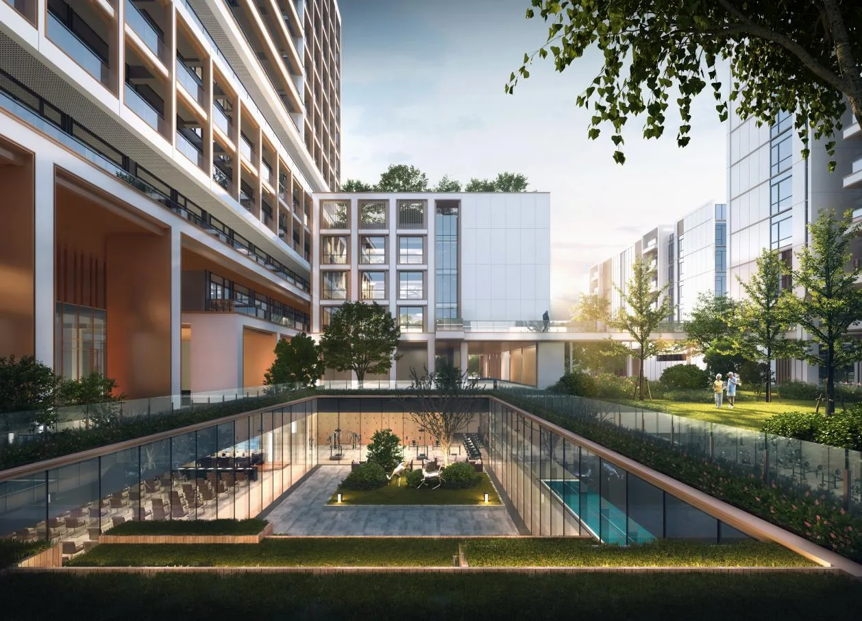 BIM Architecture | Ideal Community: Urban Health Care, Guohua Life's First International Health Care Center/Qicheng Design