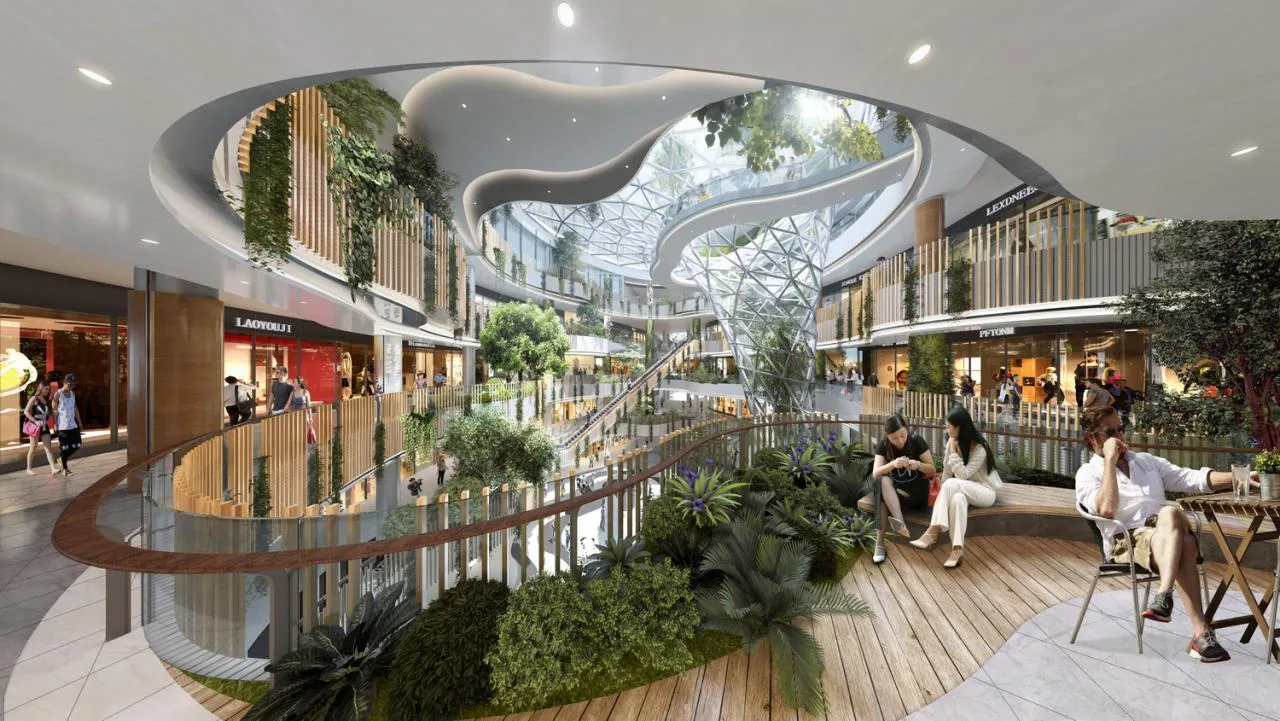 BIM Architecture | Xi'an Nanfei Hongle Hui Center, Urban Ecological Commercial Complex/Aedas