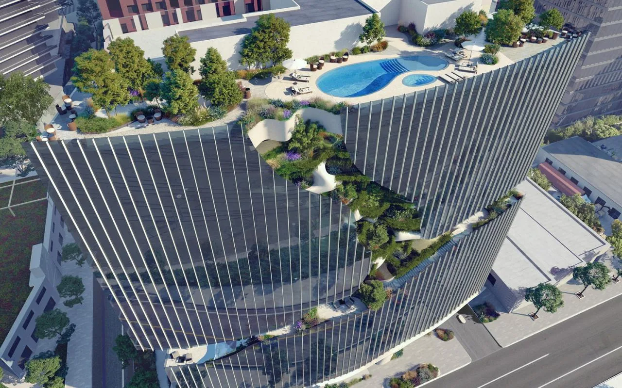 BIM architecture | MAD's fourth project in the United States, 'Vertical Canyon,' begins construction