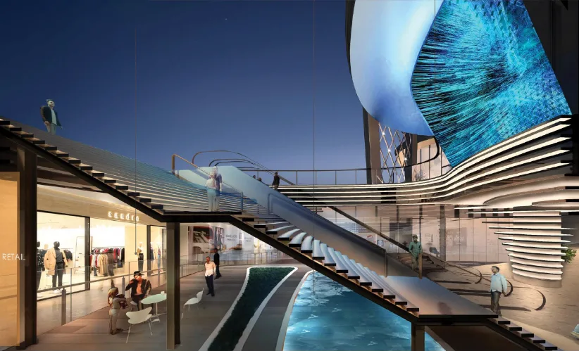 BIM Architecture | Xi'an Nanfei Hongle Hui Center, Urban Ecological Commercial Complex/Aedas