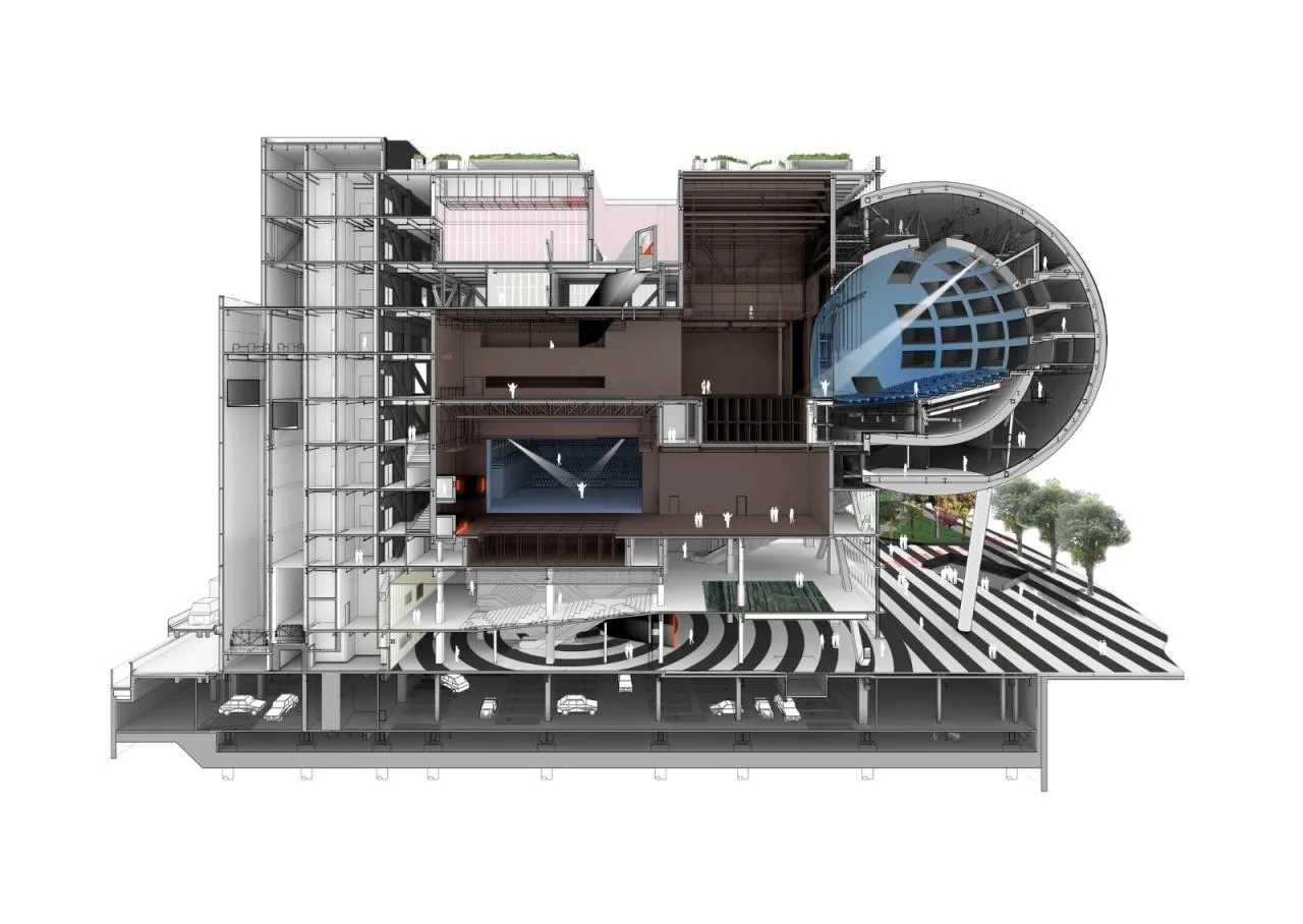 BIM Architecture | Taipei Performing Arts Center/OMA