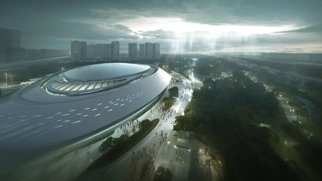 BIM Architecture | The 2022 Hangzhou Asian Games Esports Arena is about to be built/CSADI