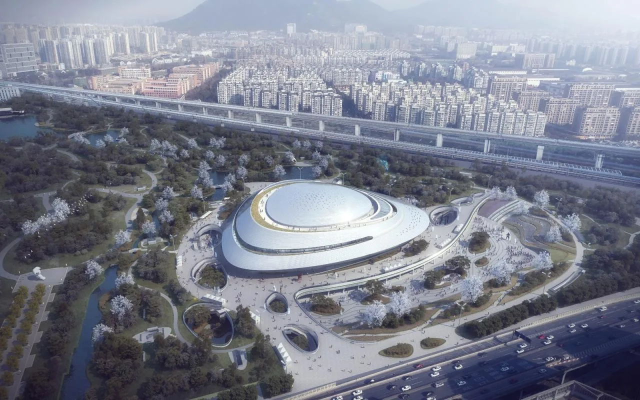 BIM Architecture | The 2022 Hangzhou Asian Games Esports Arena is about to be built/CSADI