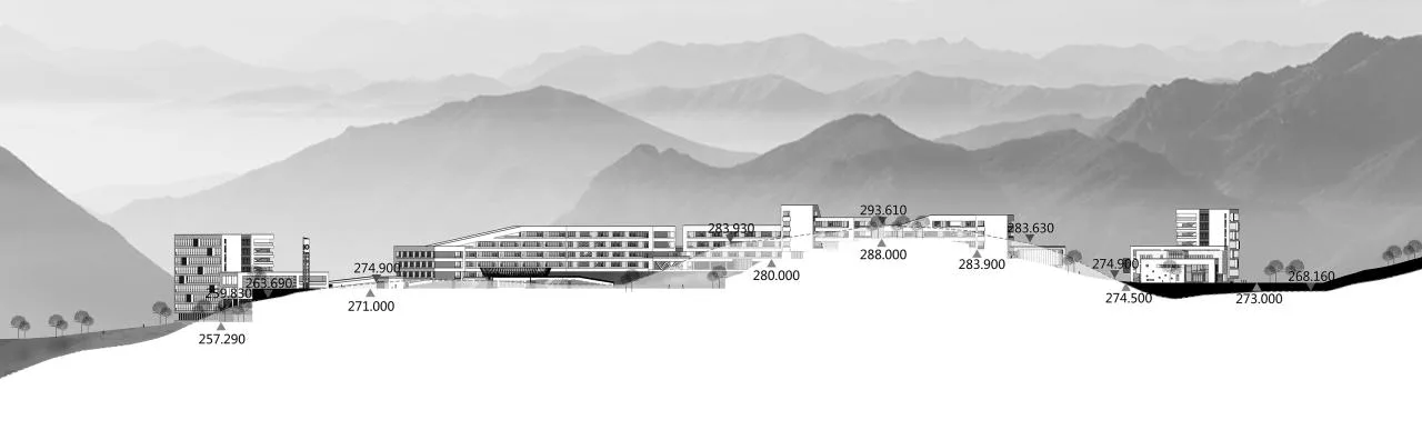 BIM Architecture | Jishou Zhongchi Xiangjun Lide School (Phase I)/Xiangwai Construction Studio