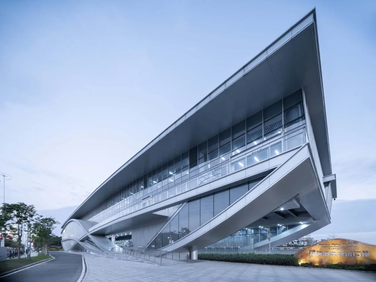 BIM Architecture | Pazhou Hong Kong Macau Passenger Transport Port/XAA Architecture Firm