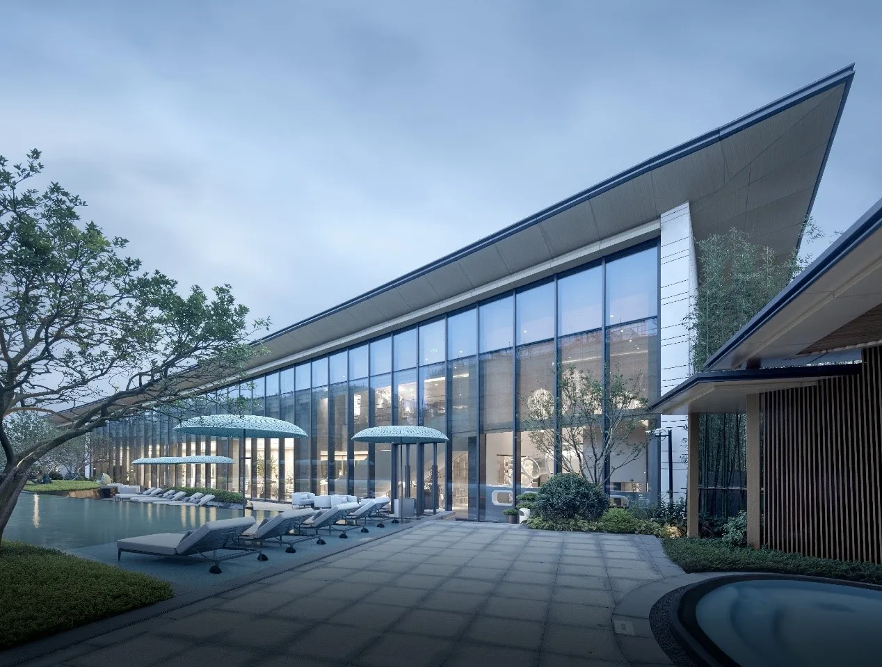 BIM Architecture | Shanghai CITIC Taifu Renheng Haihe Institute Exhibition Center/UA You'an Design
