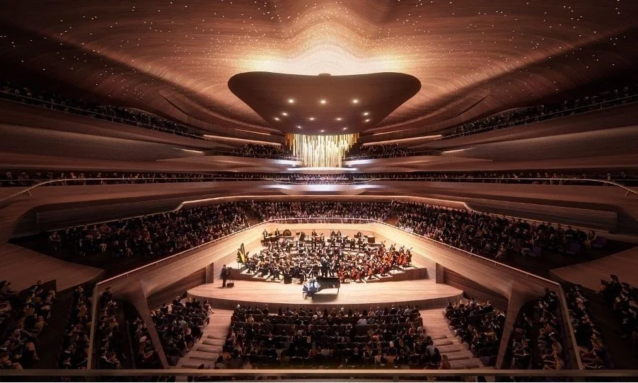 BIM Architecture | Walking from the Square to the Roof - Vltava Philharmonic Hall in Prague/BIG