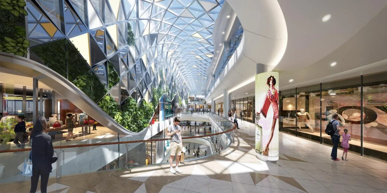 BIM Architecture | Xi'an Nanfei Hongle Hui Center, Urban Ecological Commercial Complex/Aedas
