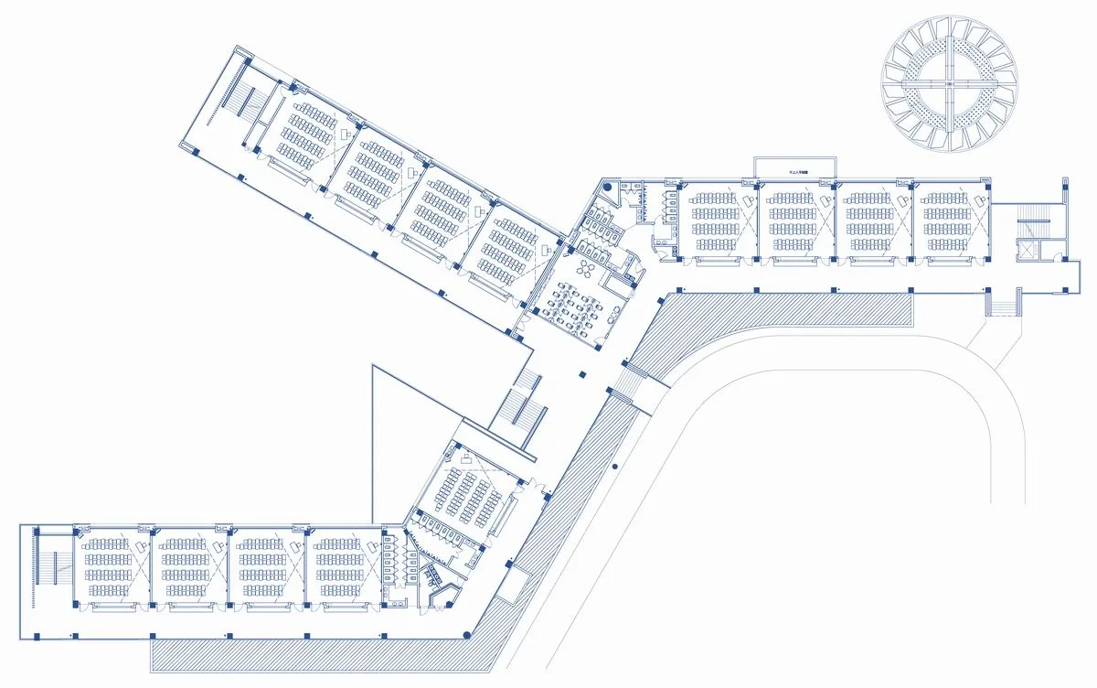 BIM Architecture | Jishou Zhongchi Xiangjun Lide School (Phase I)/Xiangwai Construction Studio
