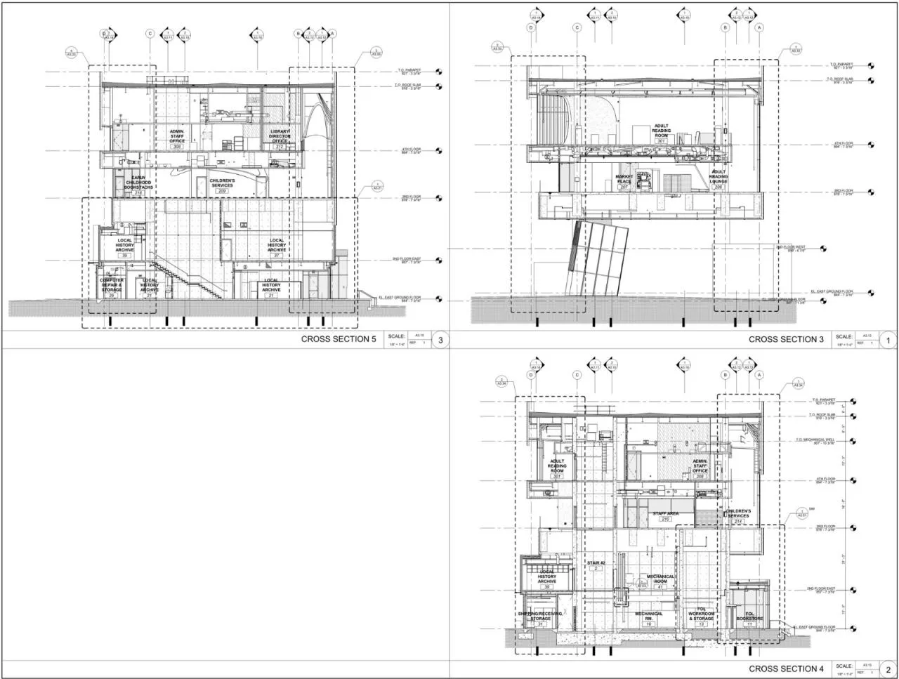 BIM Architecture | Riverside Municipal Library/Johnson Favaro