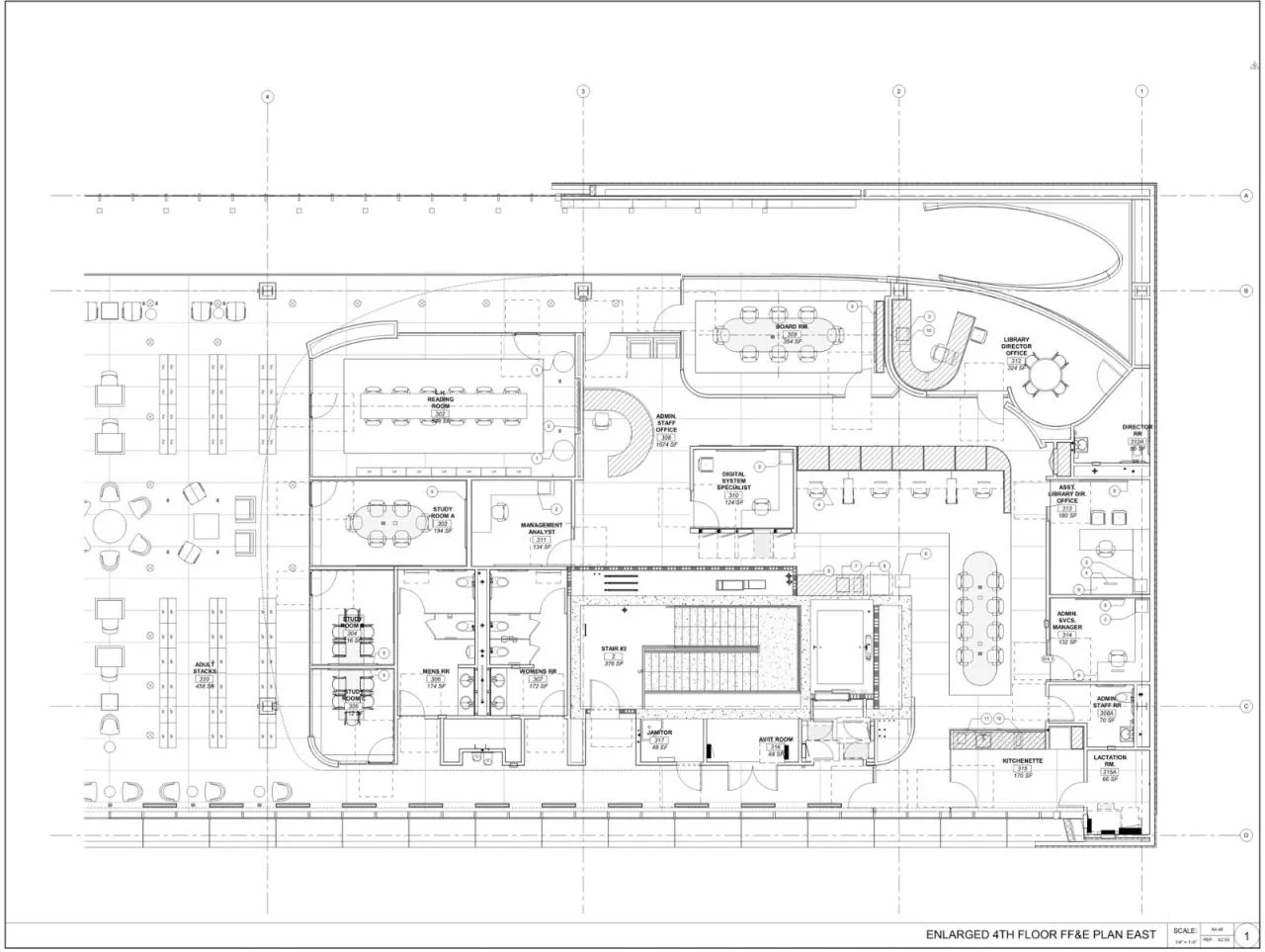 BIM Architecture | Riverside Municipal Library/Johnson Favaro