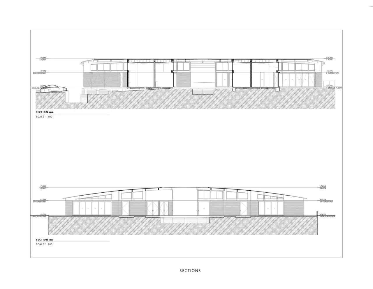 Section diagram of New Shoots Children's Centre