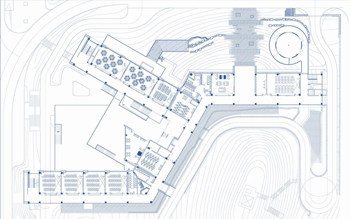 BIM Architecture | Jishou Zhongchi Xiangjun Lide School (Phase I)/Xiangwai Construction Studio