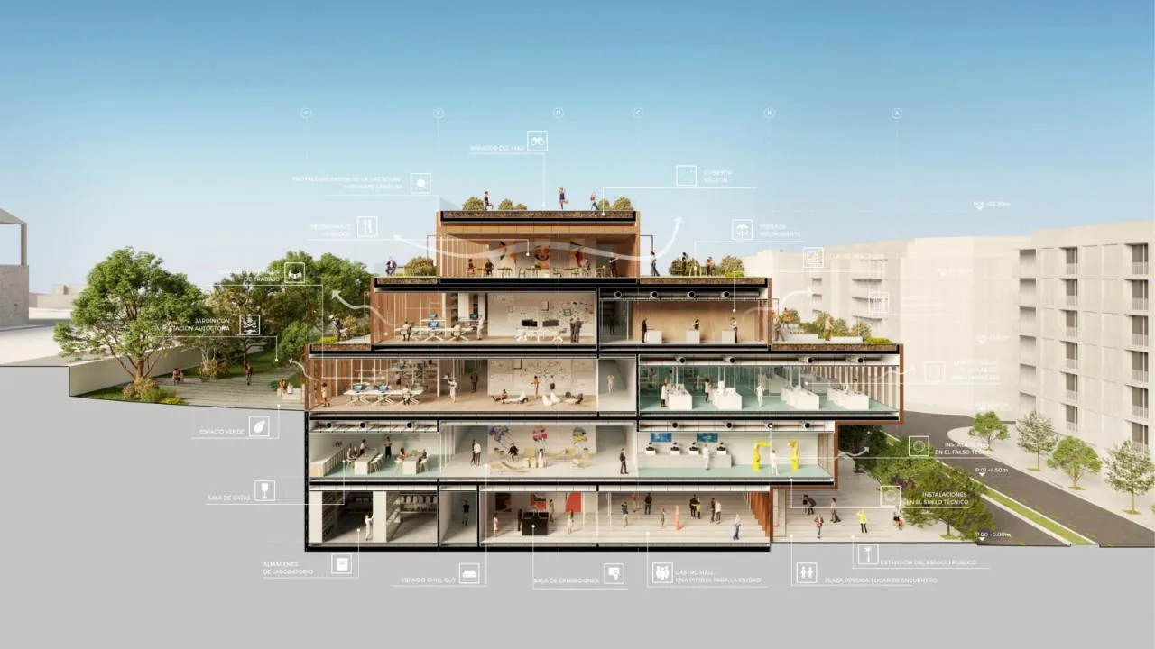 BIM Architecture | Basque Culinary Center Food Open Ecosystem Design Scheme/BIG