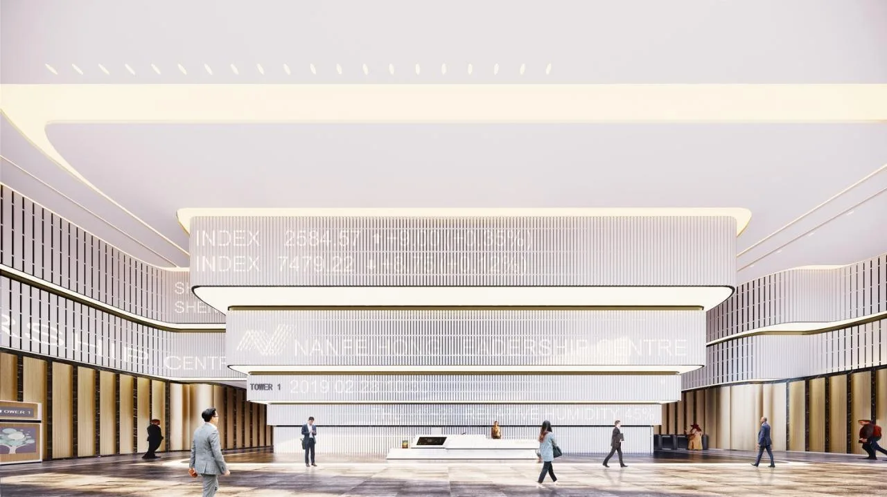 BIM Architecture | Xi'an Nanfei Hongle Hui Center, Urban Ecological Commercial Complex/Aedas