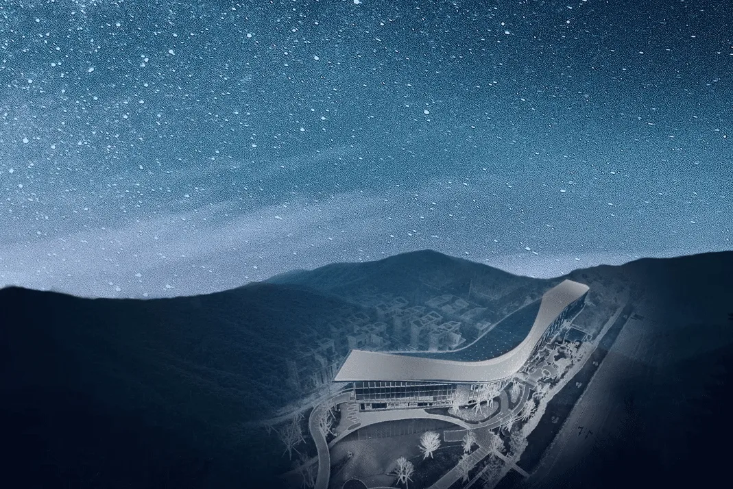 BIM architecture | The imagination of ribbons lingering in the mountains and forests - Kunming Overseas Chinese Town; Dianzhong Lehuocheng Community Center/Chengzhi Design
