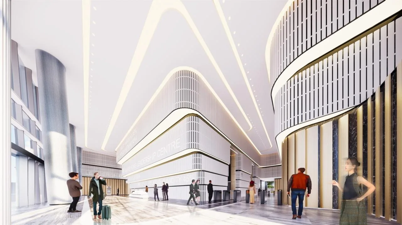 BIM Architecture | Xi'an Nanfei Hongle Hui Center, Urban Ecological Commercial Complex/Aedas