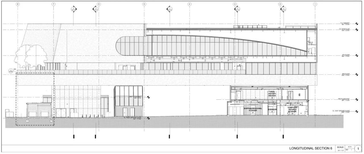BIM Architecture | Riverside Municipal Library/Johnson Favaro