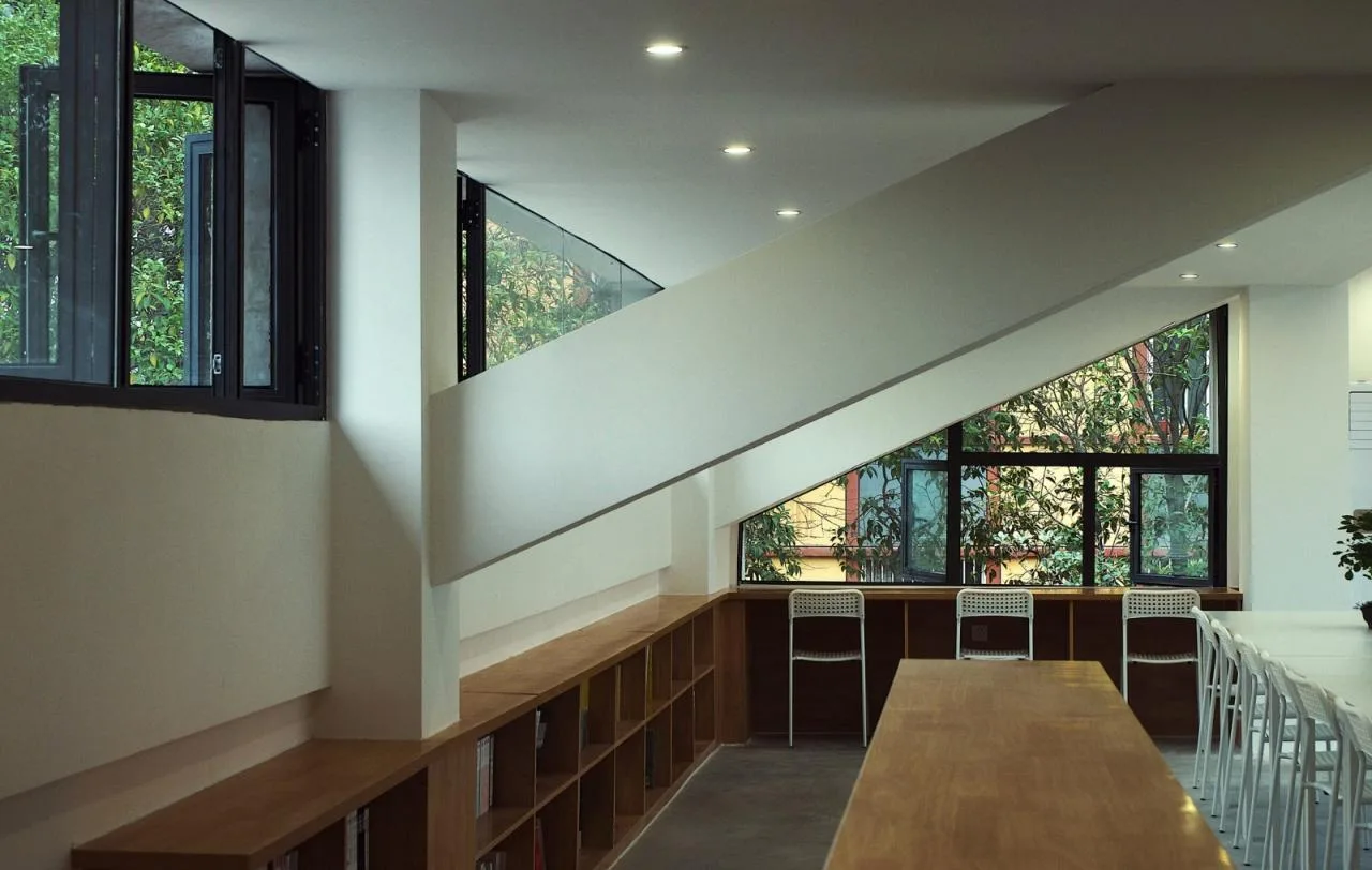 BIM Architecture | Xi'an High tech Sixth Senior High School Library/Yuan Architecture · School of Architecture, Xi'an University of Architecture and Technology