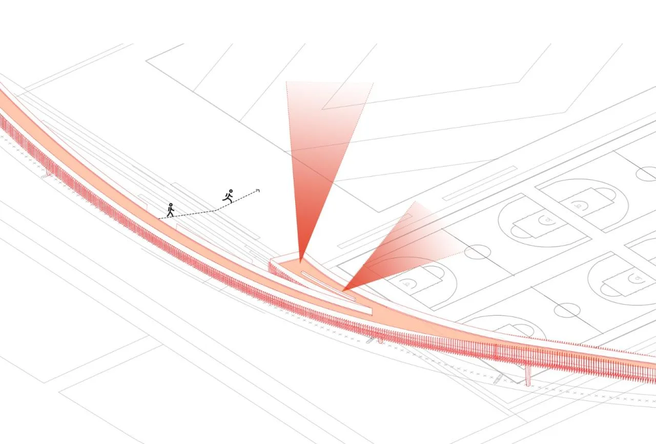 BIM Architecture | Landscape Corridor/Surrounding Buildings of Dong'an Lake Venue for Chengdu Universiade