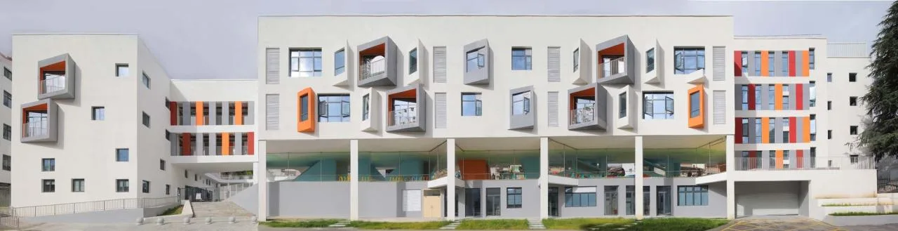 BIM Architecture | Qihang Kindergarten in Jiuzhaigou Valley Scenic and Historic Interest Area County/Dongyi Architecture