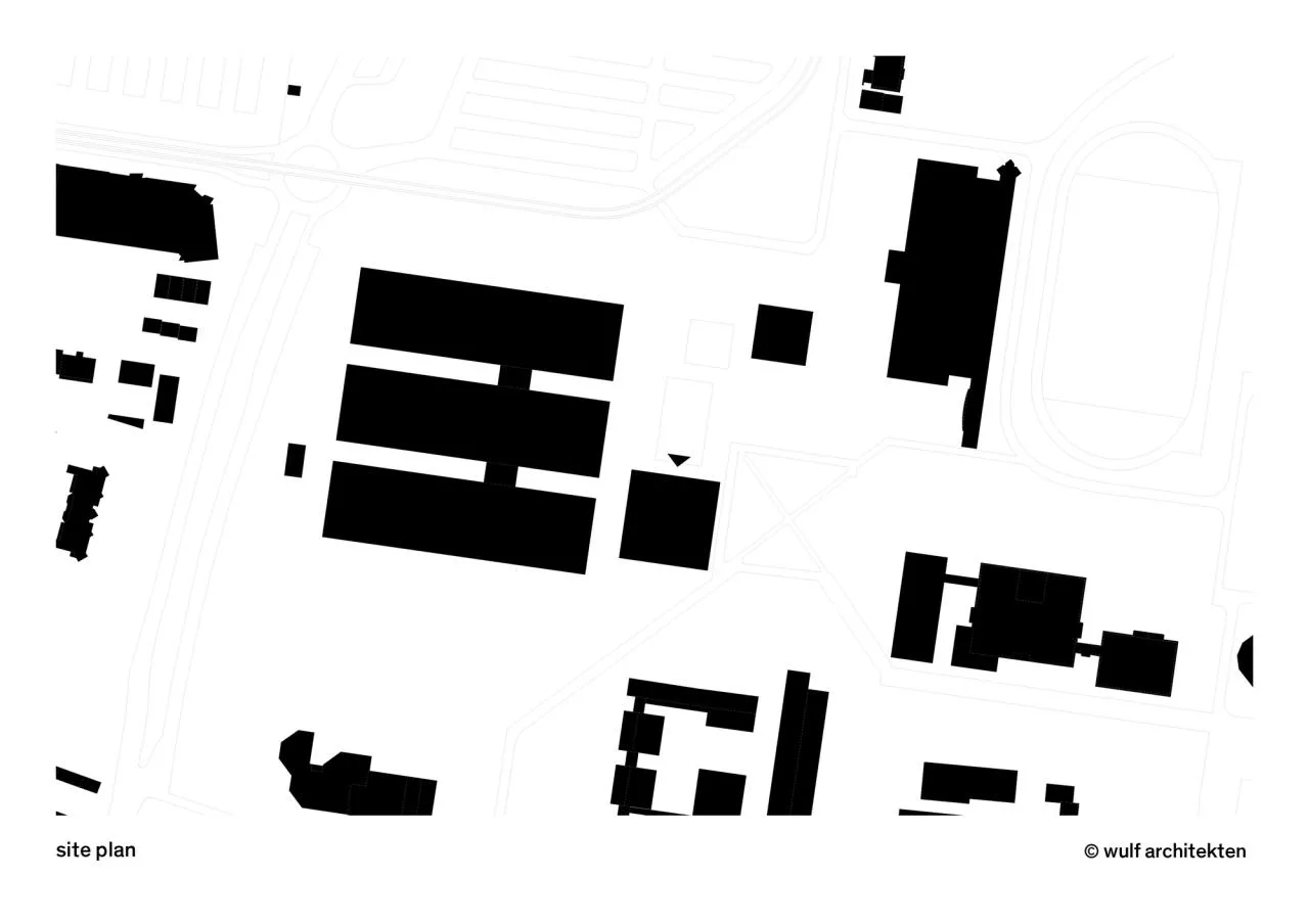 BIM Architecture | Rotating 45 Degrees, Campus Cafeteria and Media Center/wulf Architekten