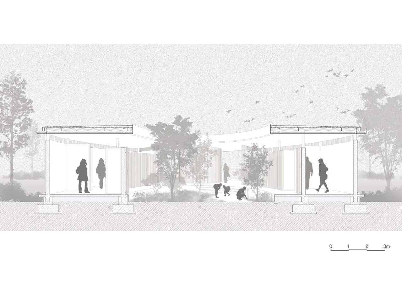 BIM Architecture | Liangzihu Changling Ferry Landscape Public Toilet/Original Architecture
