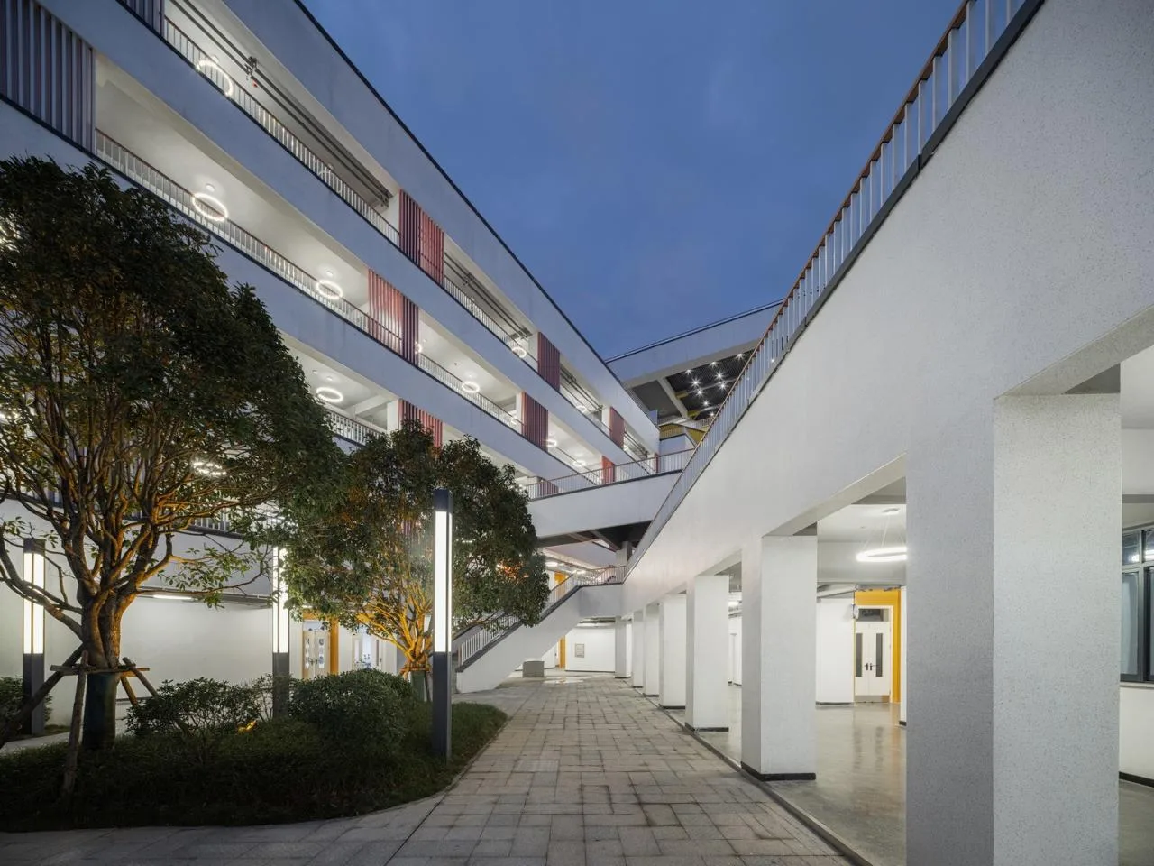 BIM Architecture | Jishou Zhongchi Xiangjun Lide School (Phase I)/Xiangwai Construction Studio