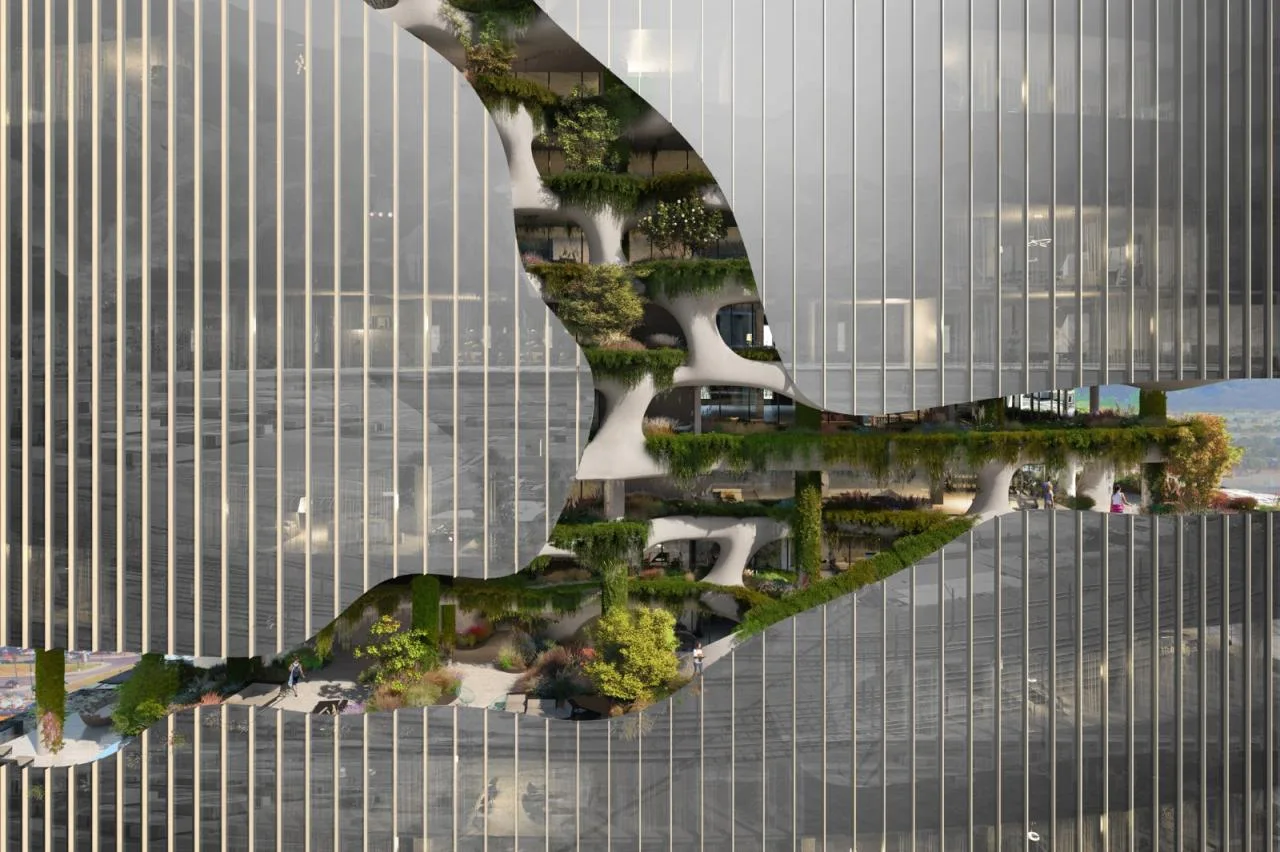 BIM architecture | MAD's fourth project in the United States, 'Vertical Canyon,' begins construction