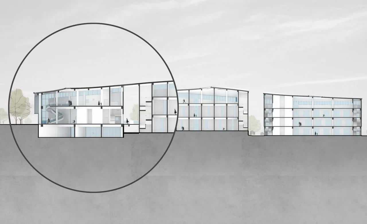 BIM architecture | The imagination of ribbons lingering in the mountains and forests - Kunming Overseas Chinese Town; Dianzhong Lehuocheng Community Center/Chengzhi Design