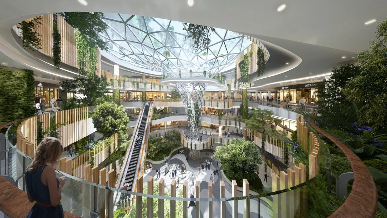 BIM Architecture | Xi'an Nanfei Hongle Hui Center, Urban Ecological Commercial Complex/Aedas