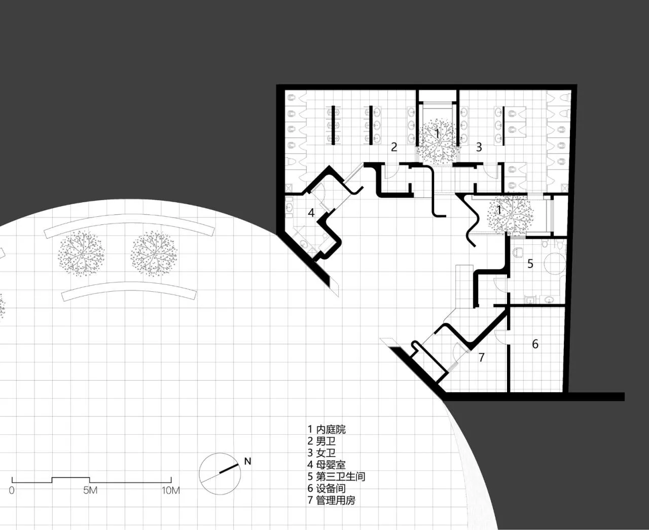 BIM Architecture | Ado Town Public Toilet/Qicheng Design