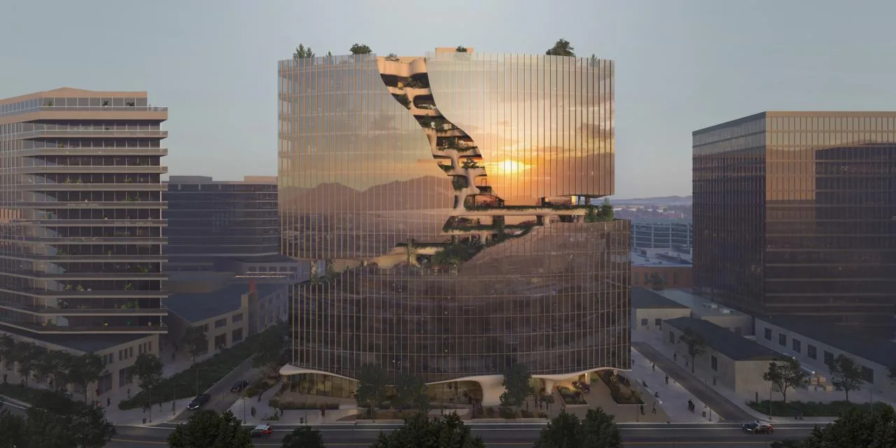 BIM architecture | MAD's fourth project in the United States, 'Vertical Canyon,' begins construction
