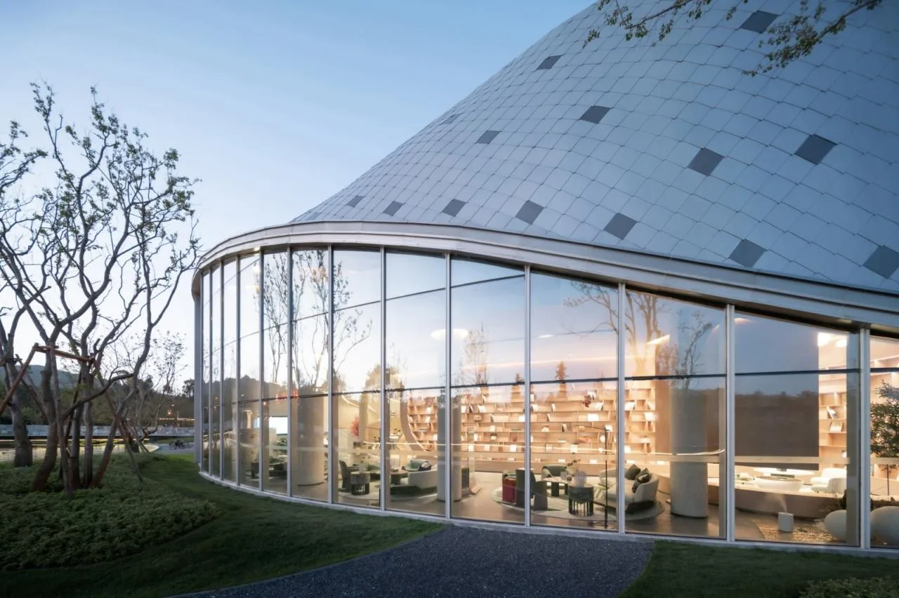 BIM architecture | The imagination of ribbons lingering in the mountains and forests - Kunming Overseas Chinese Town; Dianzhong Lehuocheng Community Center/Chengzhi Design