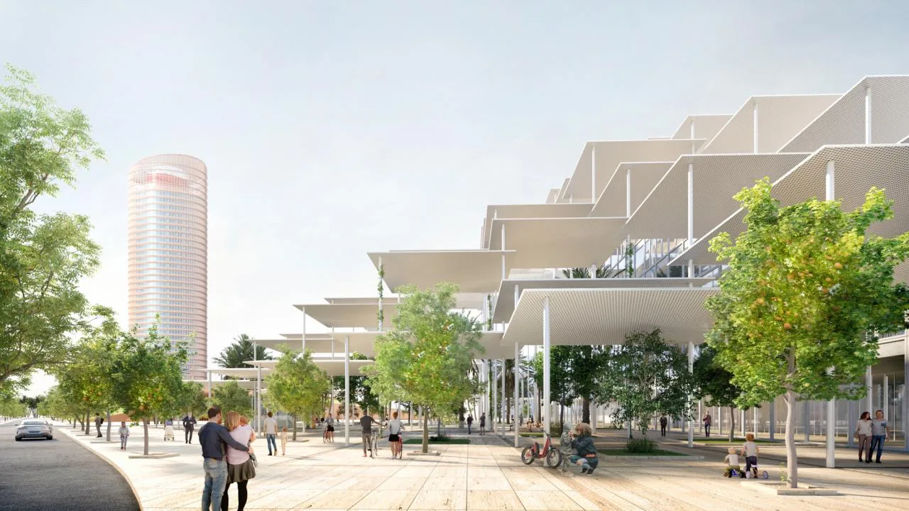 BIM Architecture | Distributed Roofing: Seville's Latest Research Center/BIG