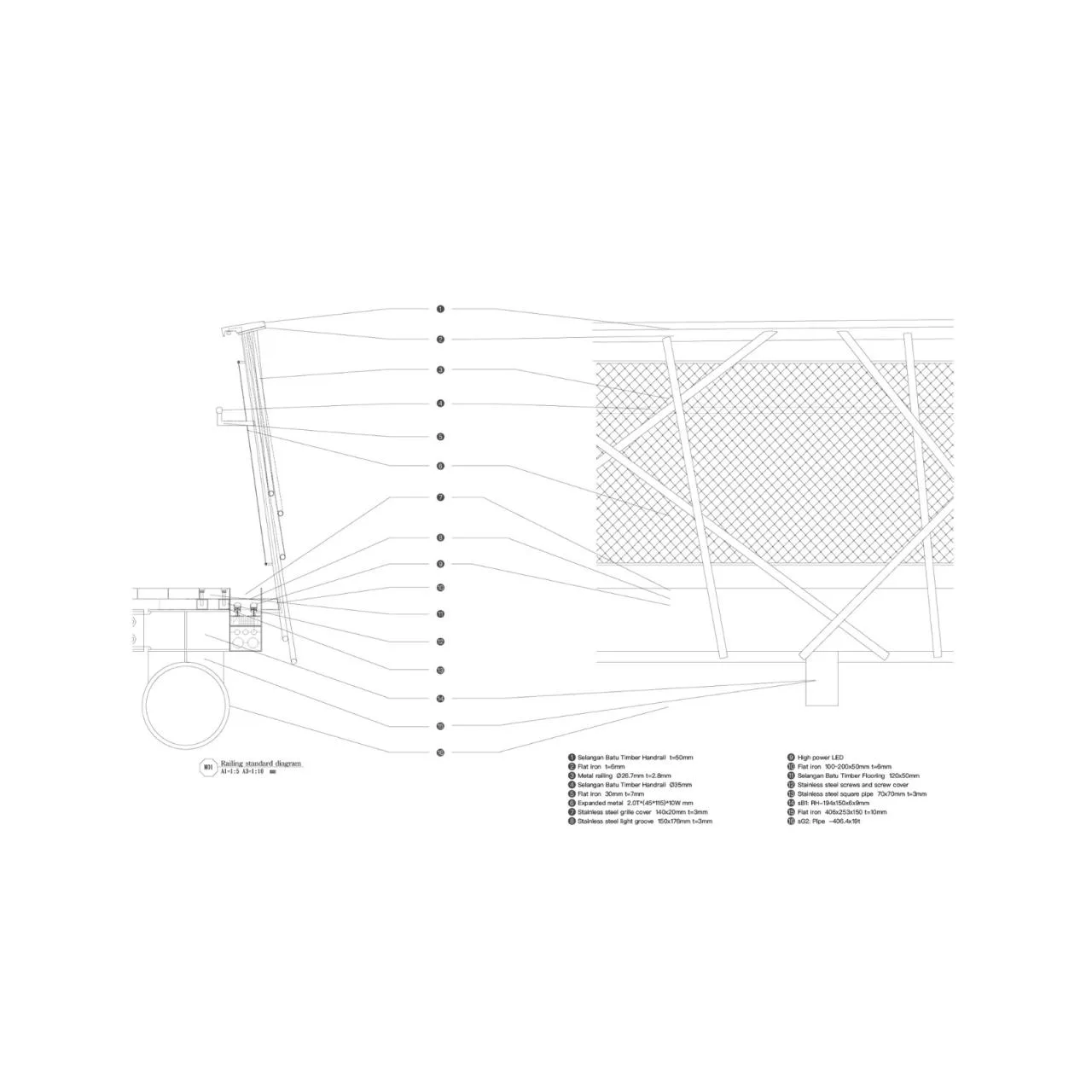 BIM Architecture | Yuejian Bridge/HWCA Huai Wen Chang Architect