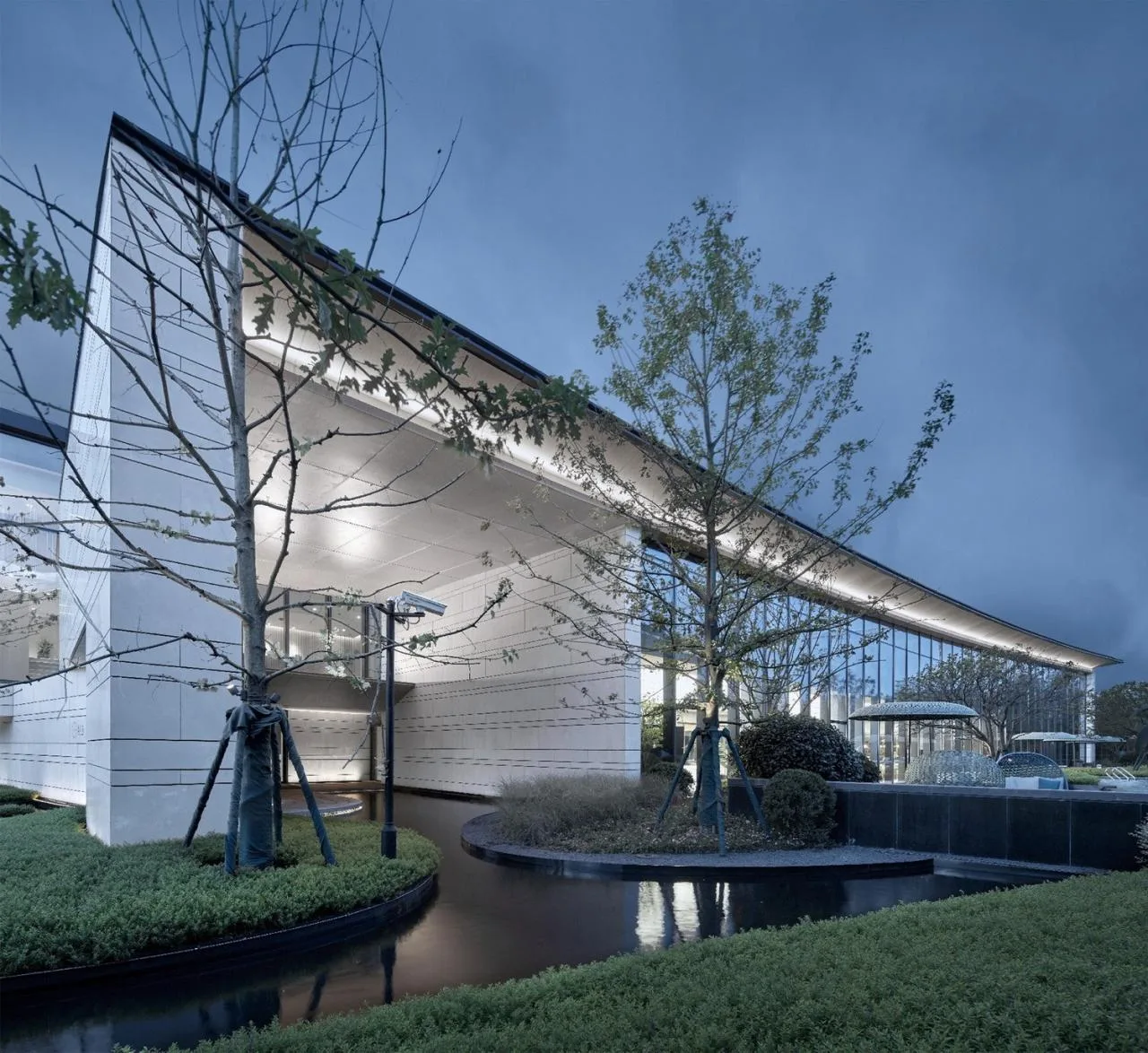 BIM Architecture | Shanghai CITIC Taifu Renheng Haihe Institute Exhibition Center/UA You'an Design