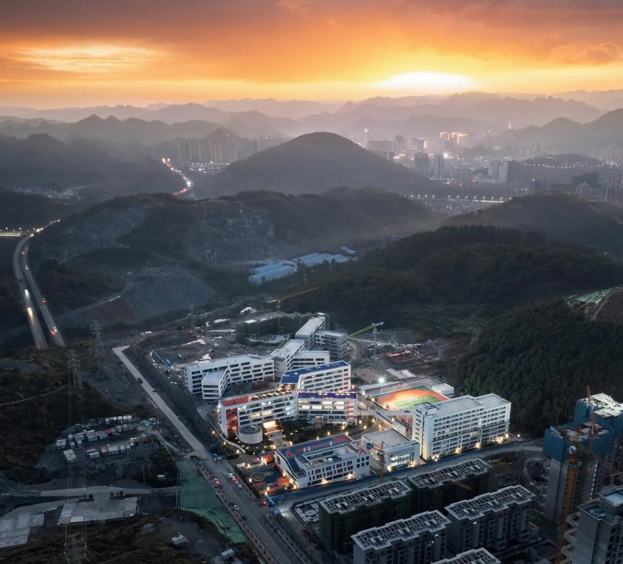 BIM Architecture | Jishou Zhongchi Xiangjun Lide School (Phase I)/Xiangwai Construction Studio