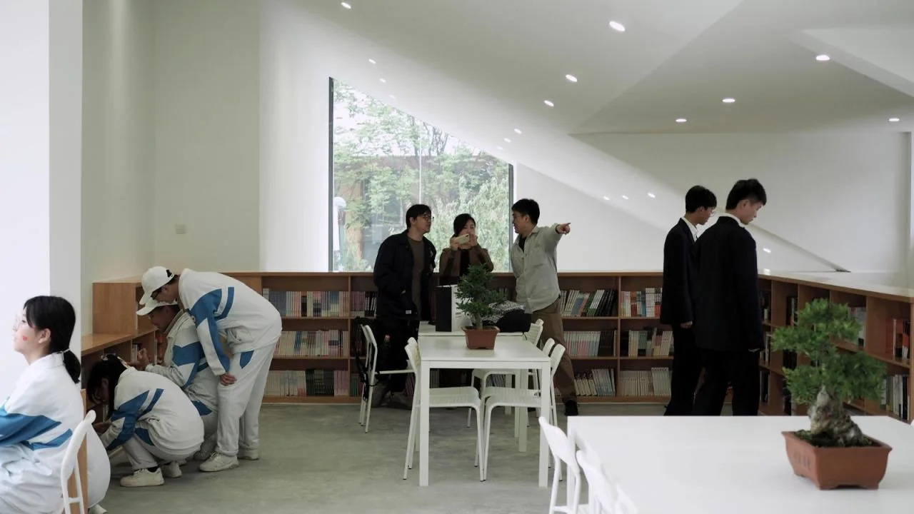 BIM Architecture | Xi'an High tech Sixth Senior High School Library/Yuan Architecture · School of Architecture, Xi'an University of Architecture and Technology