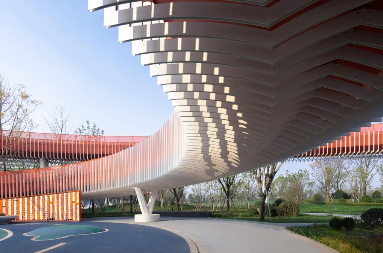 BIM Architecture | Landscape Corridor/Surrounding Buildings of Dong'an Lake Venue for Chengdu Universiade