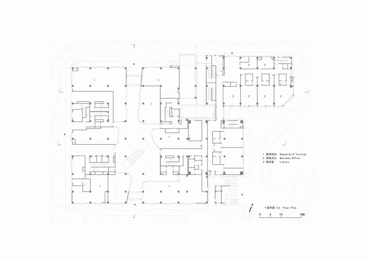 BIM Architecture | One stop National Education Complex: Wing Cube Education Development Center/Jianhe Studio