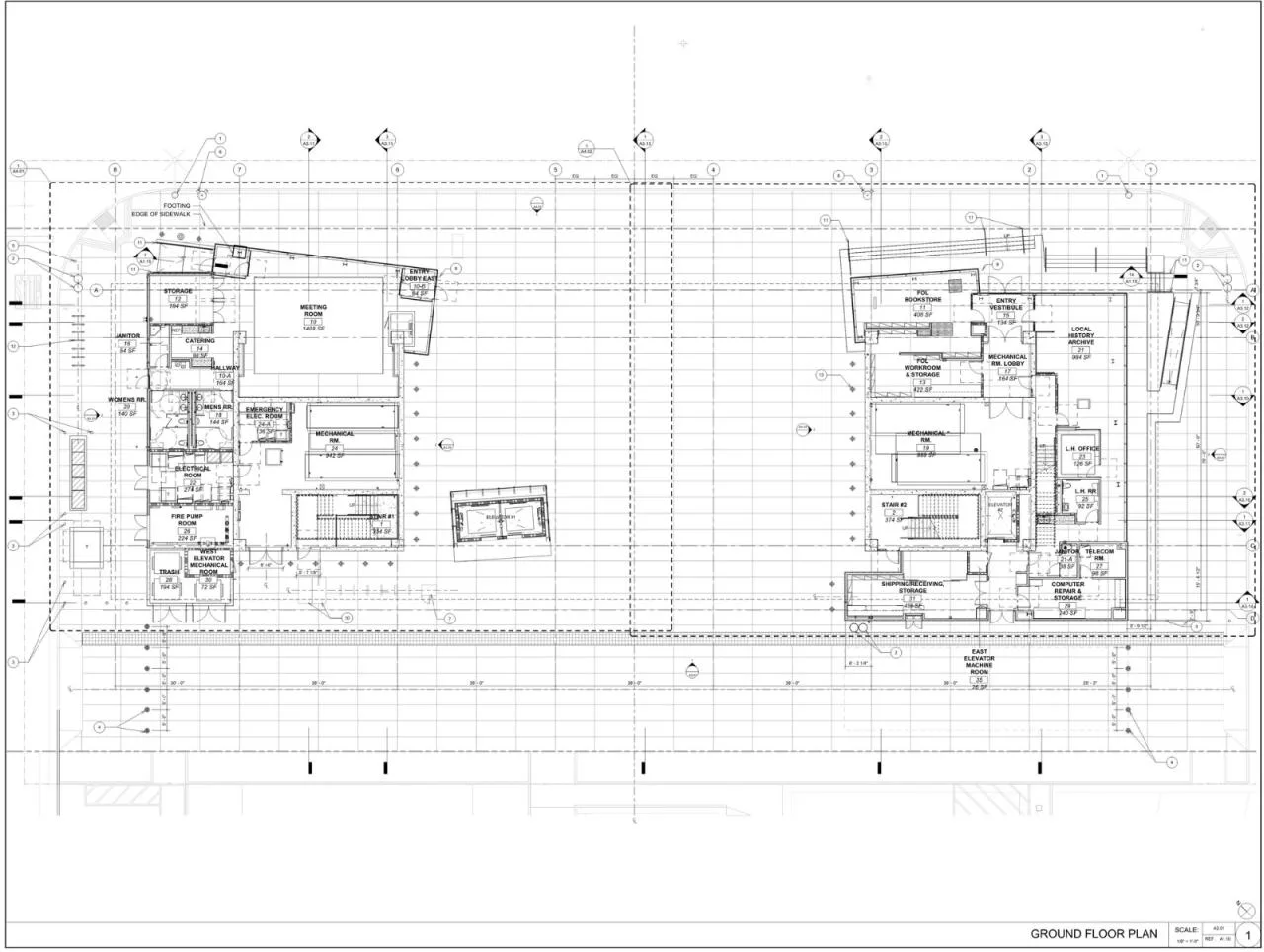BIM Architecture | Riverside Municipal Library/Johnson Favaro