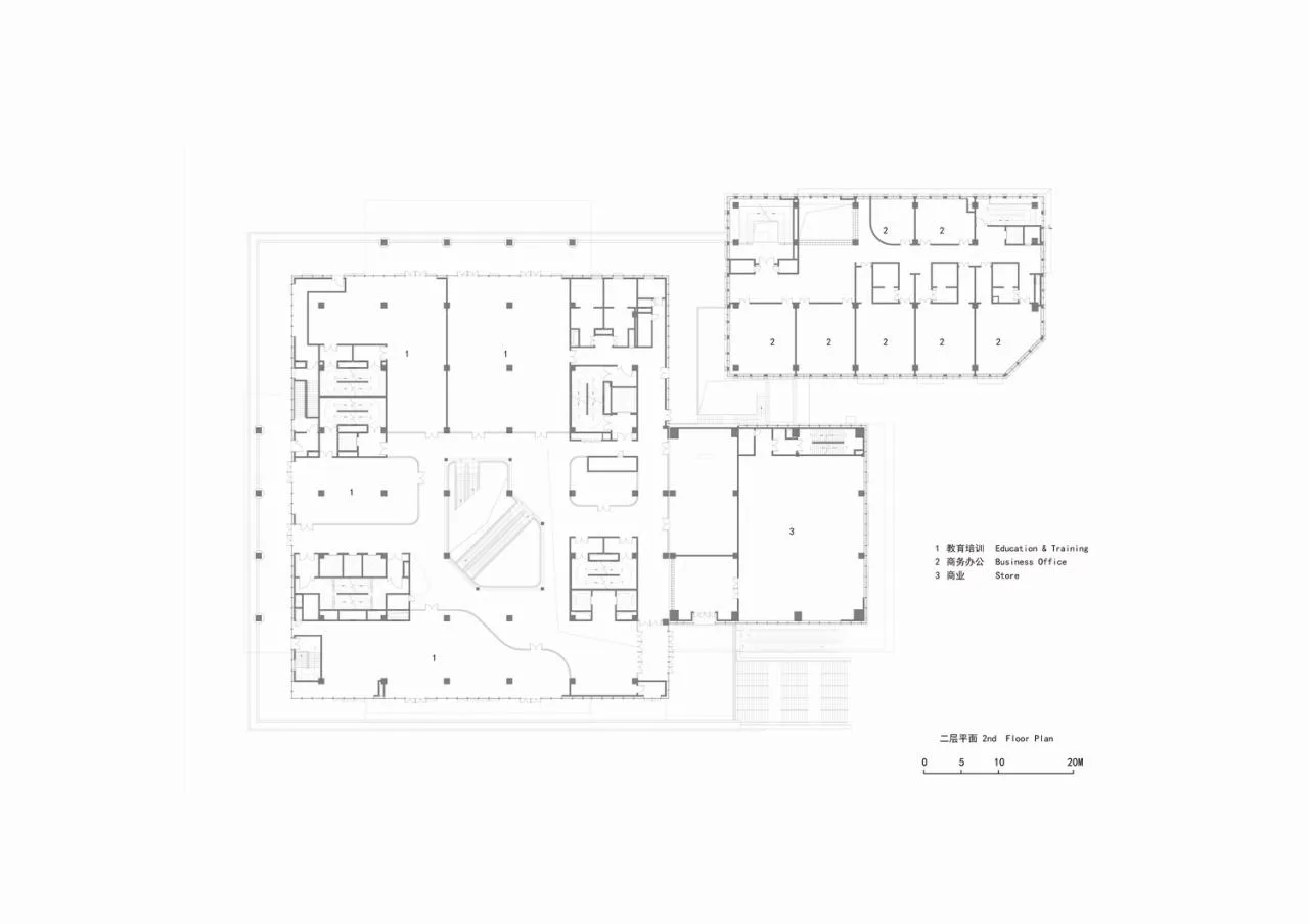 BIM Architecture | One stop National Education Complex: Wing Cube Education Development Center/Jianhe Studio