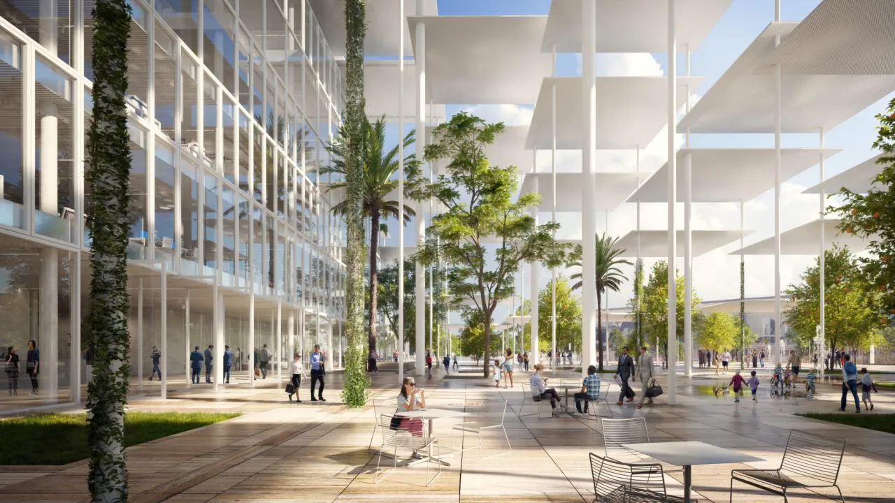 BIM Architecture | Distributed Roofing: Seville's Latest Research Center/BIG
